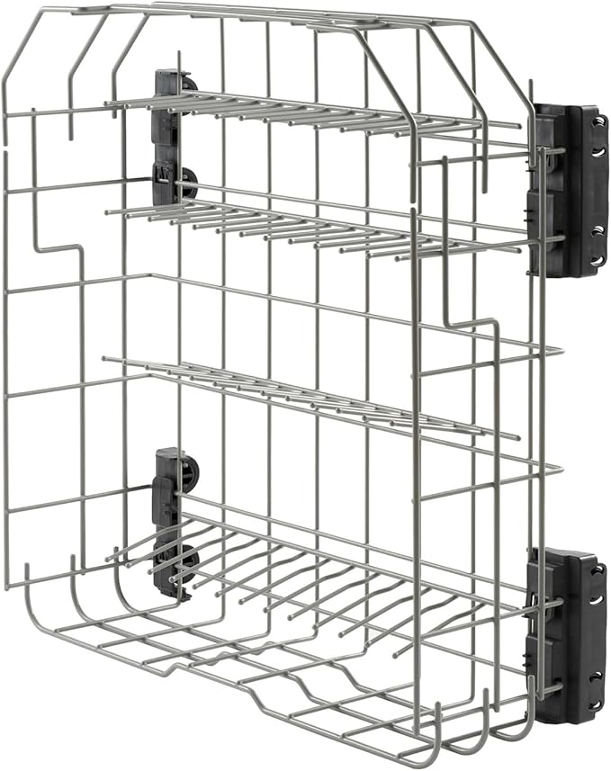 Upgraded WD28X34744 Dishwasher Lower Rack Replacement for GE Dishwasher Rack Parts WD28X26099 GDF510PSROSS GDT645SSN2SS Dishrack General Electric Dishwasher Bottom Rack Assembly Wheels Rollers