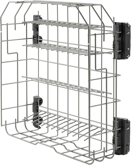 Upgraded WD28X34744 Dishwasher Lower Rack Replacement for GE Dishwasher Rack Parts WD28X26099 GDF510PSROSS GDT645SSN2SS Dishrack General Electric Dishwasher Bottom Rack Assembly Wheels Rollers