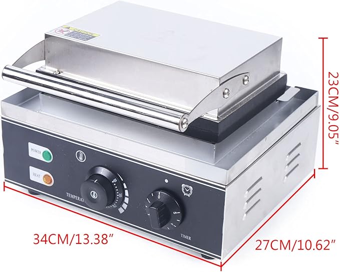 Donut Maker 1500W Donut Waffle Baking Machine Commercial Set 5 Dounts Maker Waffle Maker Non Stick Plates Detachable Dessert Toaster Perfect for Breakfast Dessert Shop