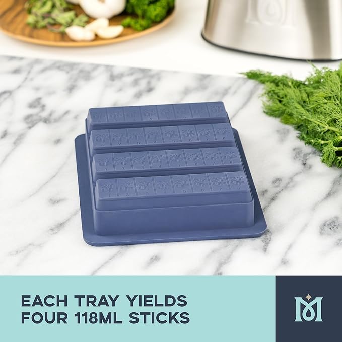 Magical Butter Silicone Non-Stick Tray 21UP – BPA-Free Mold for Easy Butter, Brownies, Granola & Chocolate Bars – Creates 8 Tbsp Sticks for Baking & Cooking