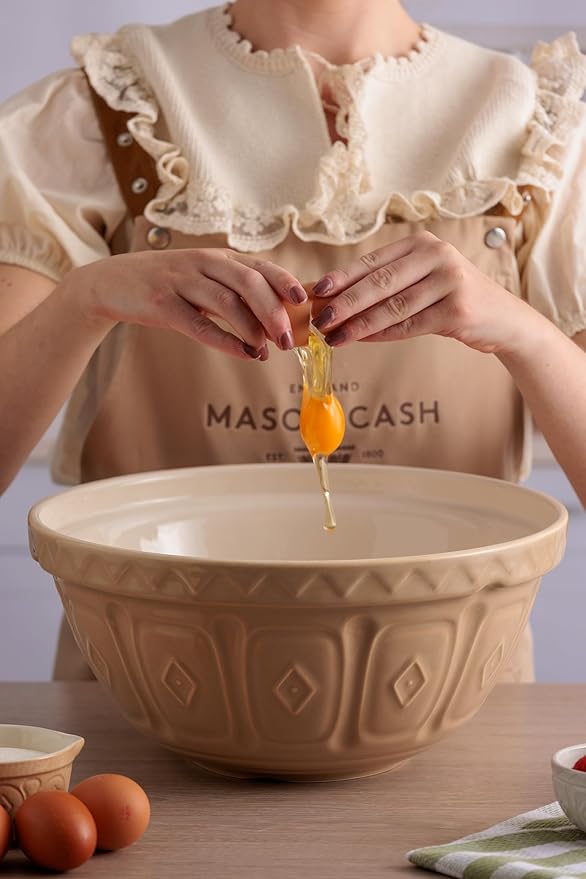 Mason Cash Cane Collection S6 (6.35 Qt) Mixing Bowl 6.35 Quart