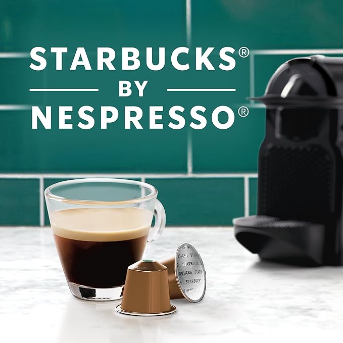 Starbucks by Nespresso Original Line,House Blend,Medium Roast Coffee,10-Count Espresso Pods (Pack of 10)