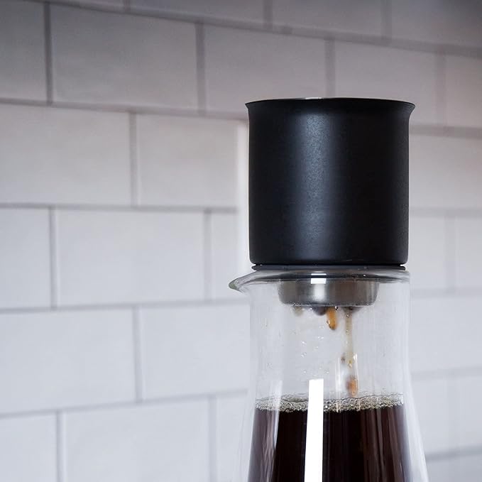 Fellow Stagg Pour-Over Dripper & Double Wall Glass Carafe Kit 20 oz [XF], Stainless Steel, Includes 20 Coffee Brewing Papers