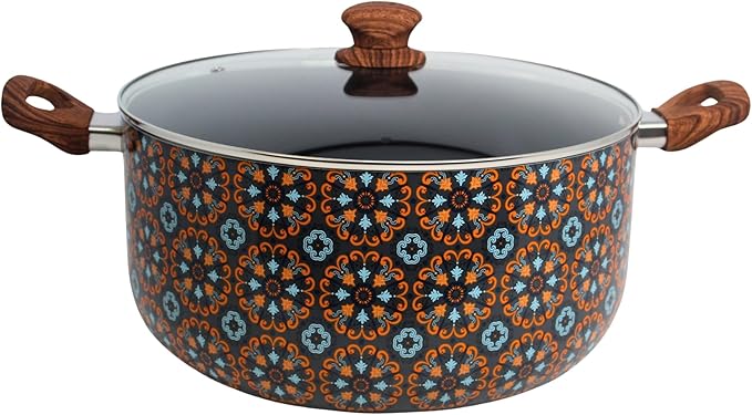 IMUSA 12.7Qt Talavera Dutch Oven w/B
