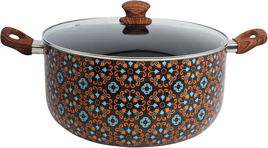 IMUSA 12.7Qt Talavera Dutch Oven w/B