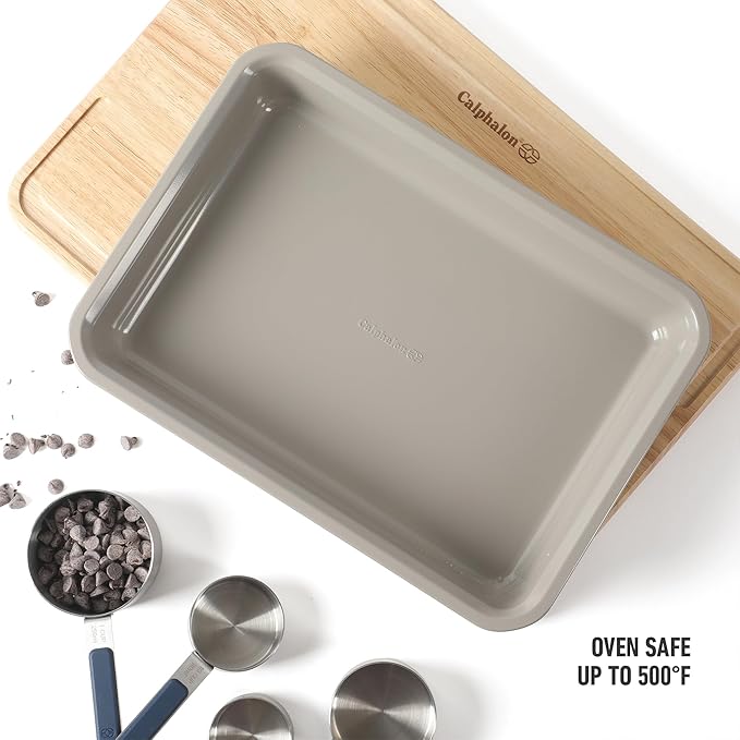 Calphalon Legacy 13 x 9 Inch PFA Free Nonstick Bake Pan - Taupe