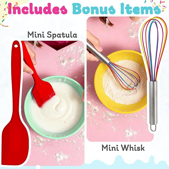 Ultimate Easy Baking Oven Bundle For Kids With 20 Items - Oven, 2 Refill Mixes, Apron, Hat, 2 Bowls, Spatula, Whisk, 9 Stickers, Baking Pan & Tool (Greatest Hero Green Bundle)