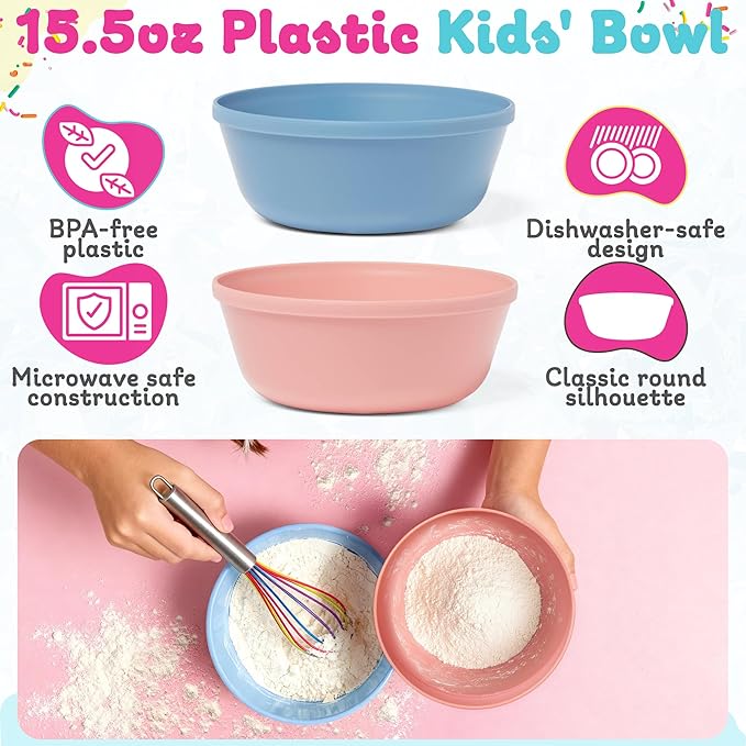 Ultimate Easy Baking Oven Bundle For Kids With 20 Items - Oven, 2 Refill Mixes, Apron, Hat, 2 Bowls, Spatula, Whisk, 9 Stickers, Baking Pan & Tool (Heroic Hot Pink Bundle)