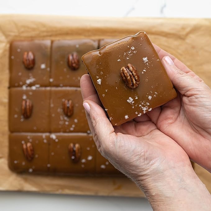 Crumble Crate - Salted Caramel Turtle Brownies DIY Baking Set/Kit. All pre-measured ingredients and essential baking tools, Gift Idea, Baking Gift Sets