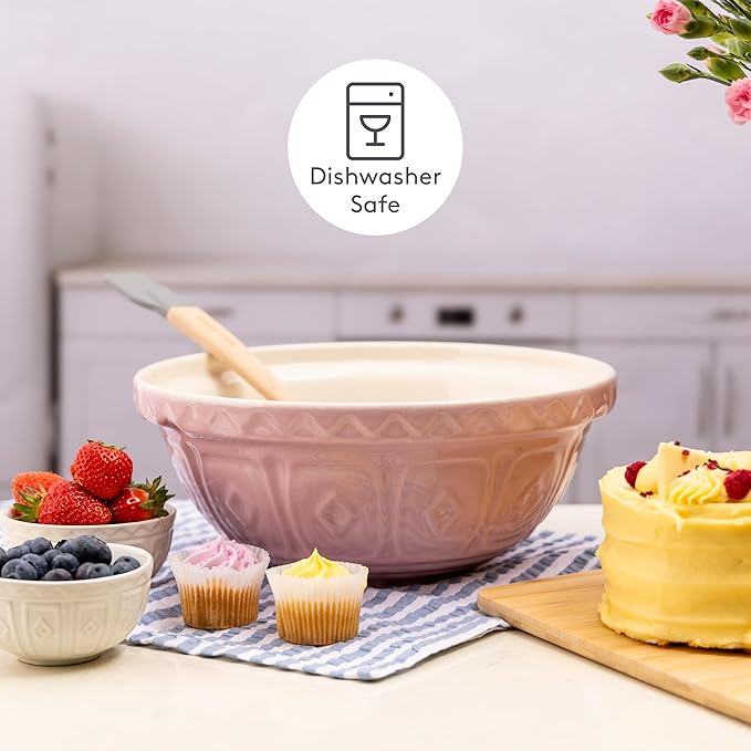 Mason Cash | Color Mix S18 Powder Pink Mixing Bowl - 2.85 Quart