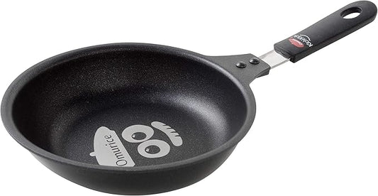 Ernest A-77340 Frying Pan, Supervised by a Well-established Western Restaurant Kichikichi, Easy to Make Omelets (Deep and Long Tip, Egg Shape), Recipe Included (Ome-chan Omelet Frying Pan), Popular