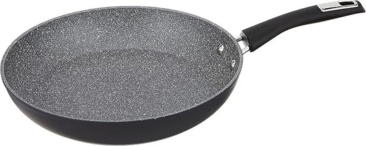 Bialetti Impact Textured Nonstick Oven-Safe Frying Pan, 12 Inch, Gray