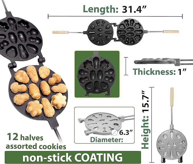 Petristor 12 Cookie assorted Marker Non-stick Cookies Baking Tool