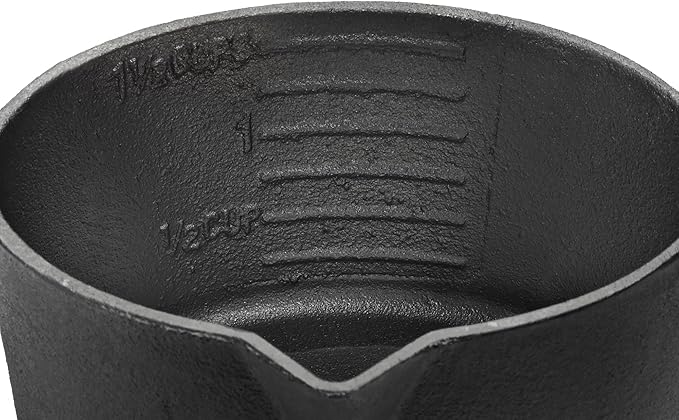 Outset Basting Pot and Brush, Cast Iron Pan and Sauce Brush