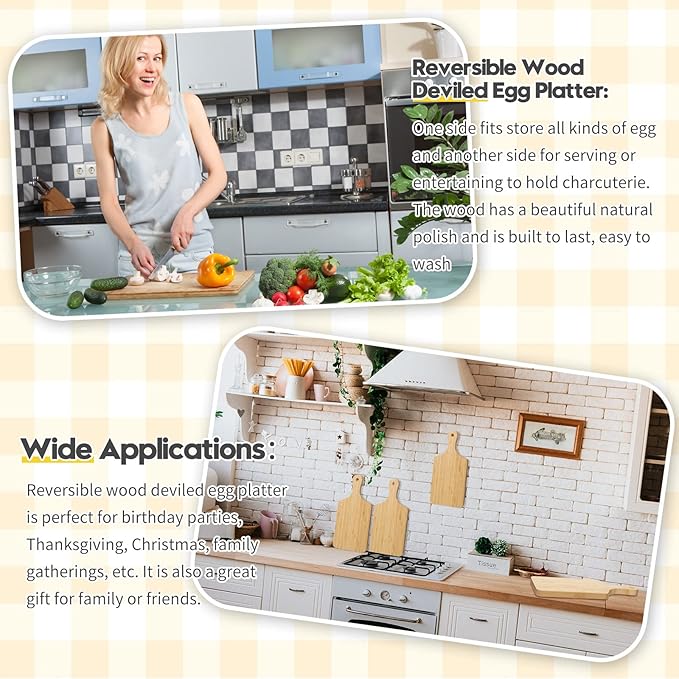 Patelai 4 Pack Thicken Bamboo Cutting Board Bulk Acacia Wood Chopping Unfinished Crafts Serving Charcuterie Boards for DIY Wedding Housewarming Gift (Bamboo Wood)
