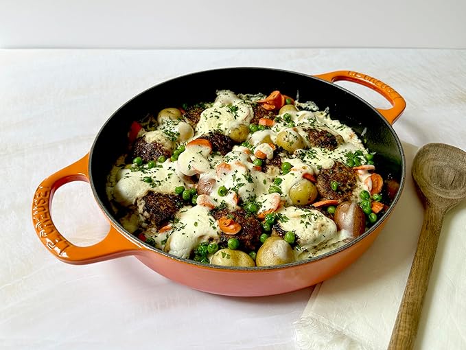 Le Creuset Signature Cast Iron Everyday Pan, 11", Flame