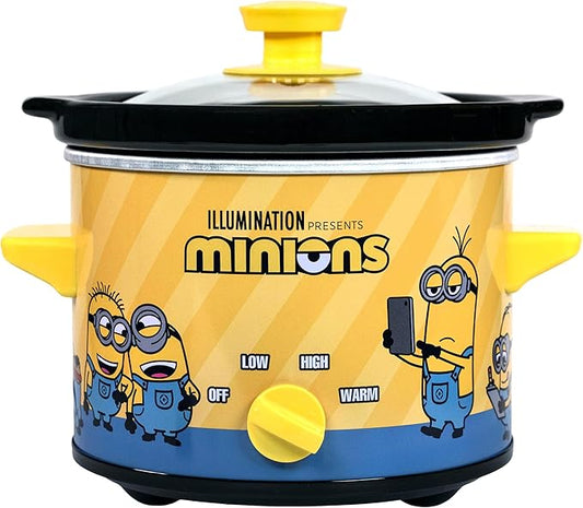 Uncanny Brands Despicable Me Minions 2qt Slow Cooker - Small Kitchen Appliance