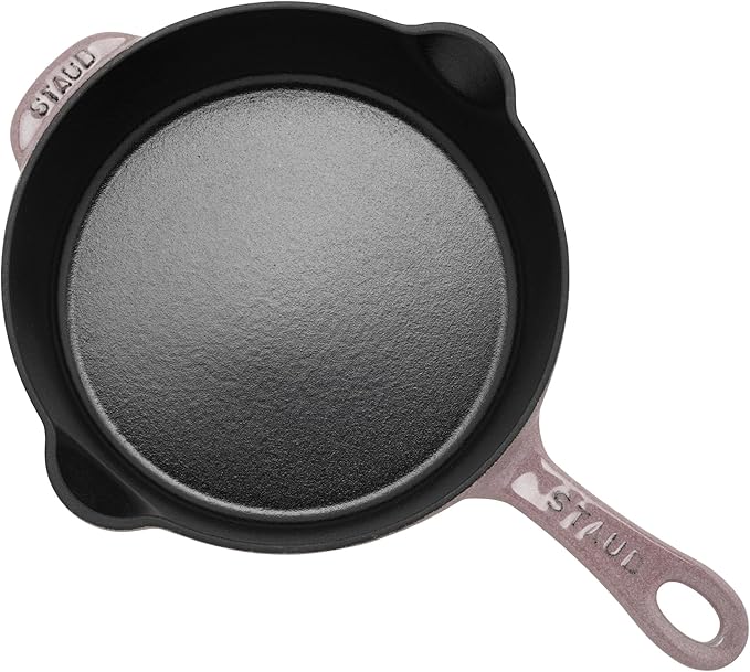 STAUB Cast Iron 8.5-inch Traditional Deep Skillet - Lilac