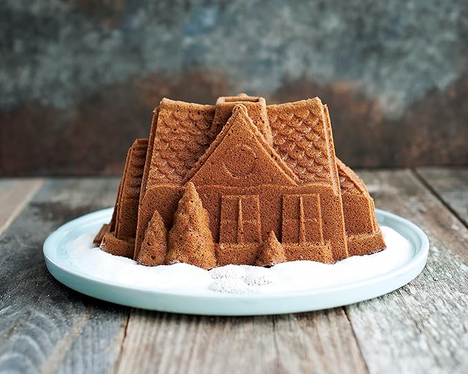 Nordic Ware Gingerbread House Bundt Pan