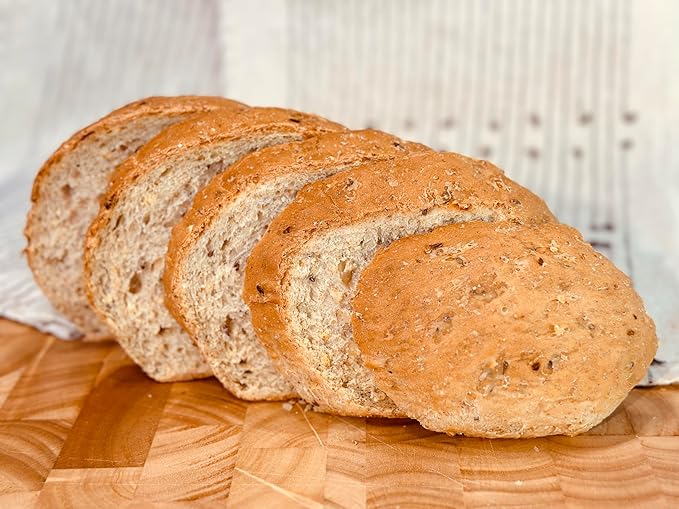 Molibake Onion Bread Mix ?€? Premium All-Natural Baking Mix for Bread Machine and Oven ?€? 14 oz ?€? Gourmet Blend with Dried Onion Flakes, Sunflower Seeds, Rye Malt Flour ?€? Easy-to-Use Breads Maker Mix for Homemade Baking