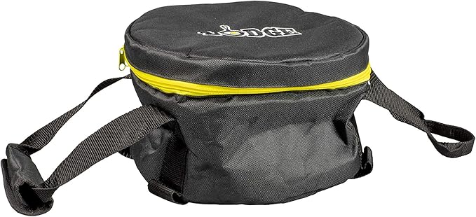 Lodge Black Camp Dutch Oven Tote Bag - Durable Camp Dutch Oven Bag with Handles - 10 Inch