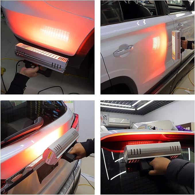 DATOUBOSS Handheld Infrared Paint Curing Lamp 1000w Shortwave Infrared Paint Lamp Paint Baking Dryer Car Body Repair Tool (110V)