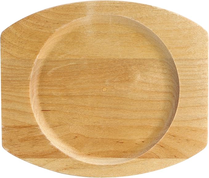 MegaChef Cast Iron 8 Ounce Mini Dutch Oven with Wood Tray, Cookware, Bakeware, Serveware (1 Piece)