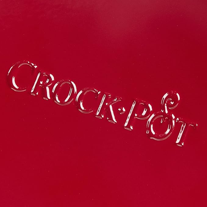 Crock Pot Artisan 12 Inch Enameled Cast Iron Round Skillet, Scarlet Red