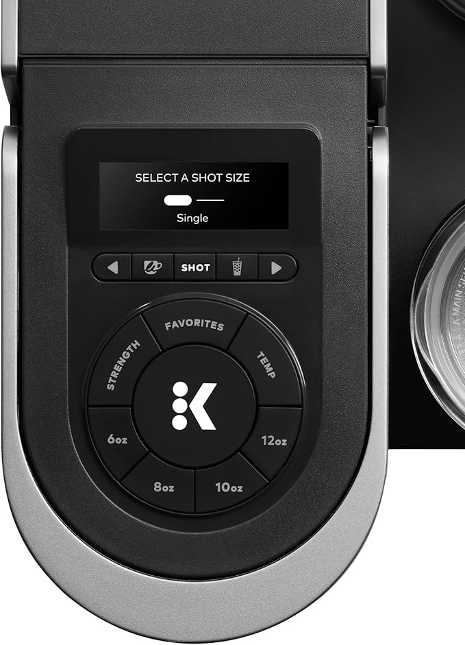 Keurig K-Cafe Essentials Single Serve K-Cup Pod Coffee Maker, Black