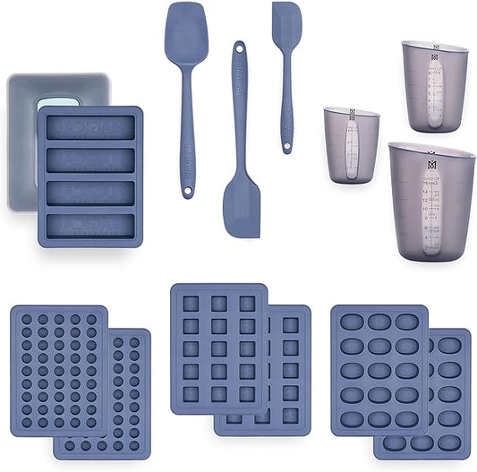 Magical Butter Kitchen Silicone Bundle – Non-Stick Molds & Baking Tools for Gummies, Chocolates, Candies & Butter – BPA-Free with Lids for Easy Storage