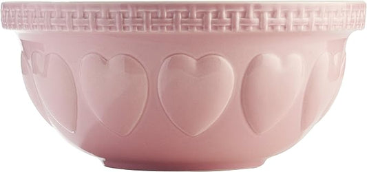 Mason Cash Chip Resistant Earthenware S12 Mixing Bowl, Pink, 29 cm