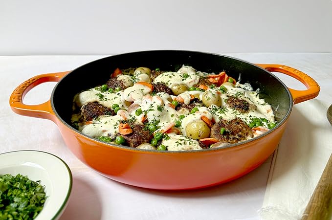Le Creuset Signature Cast Iron Everyday Pan, 11", Marseille