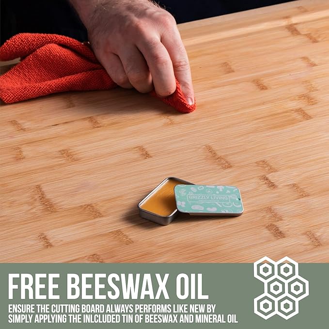 Massive Extra Large Cutting Board for Kitchen 30 X 20 for Kitchens - Heavy Duty Bamboo Chopping Boards for Meat, Veg & Charcuterie - Large Wooden Stove Top & Countertop (30" x 20")