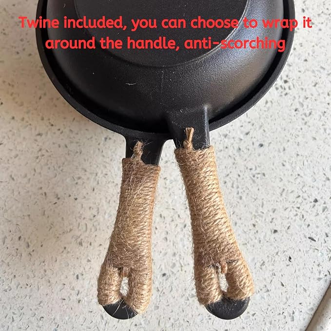 Cast Iron Saucepan - 7-Inch Small Cast Iron Pot with Lid & Silicone Basting Brush - 1.06 Quart Uncoated Saucepan for Frying, Stewing, and All Stovetops, Suitable for 1-2 people