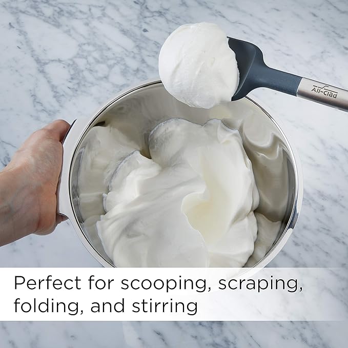 All-Clad Specialty Silicone Kitchen Gadgets Spatula Spoon Kitchen Tools, Kitchen Hacks Silver