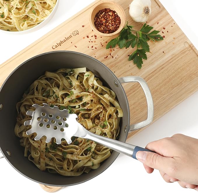 Calphalon Edge 6 Piece Stainless Steel Kitchen Tool & Gadget Set- Navy Blue