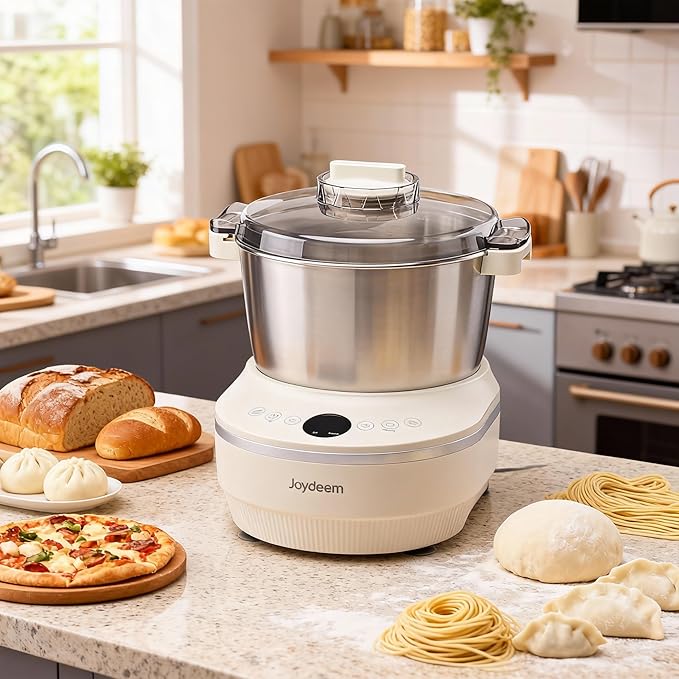 Joydeem HMJ-A701 Electric Dough Maker (7.4Qt) with Ferment Function - Ideal for Bread, Pizza, Sourdough & Dumpling Dough