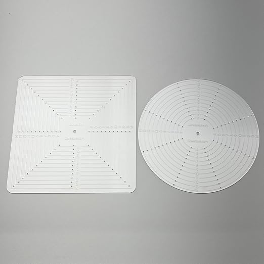 CAKESAFE Tier Ruler Bundle for Cake Decorating – Cake Centering and Dowel Placement Tool for Bakers