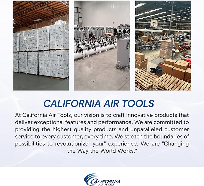 California Air Tools 255C 2.5 Gallon Pressure Pot for Epoxy Resin Casting, Coated Steel Tank, Portable, Blue