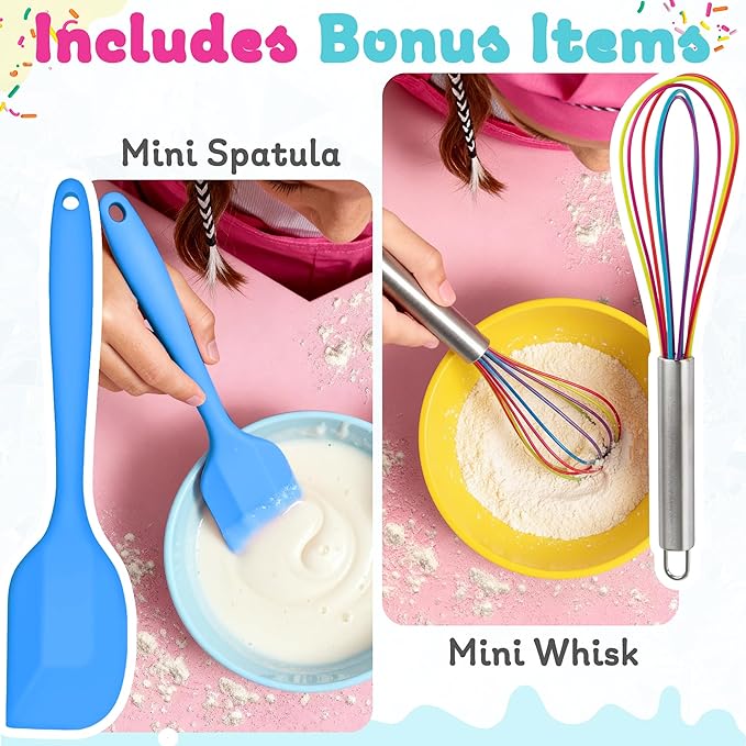 Ultimate Easy Baking Oven Bundle For Kids With 20 Items - Oven, 2 Refill Mixes, Apron, Hat, 2 Bowls, Spatula, Whisk, 9 Stickers, Baking Pan & Tool (Phenominal Purple Bundle)