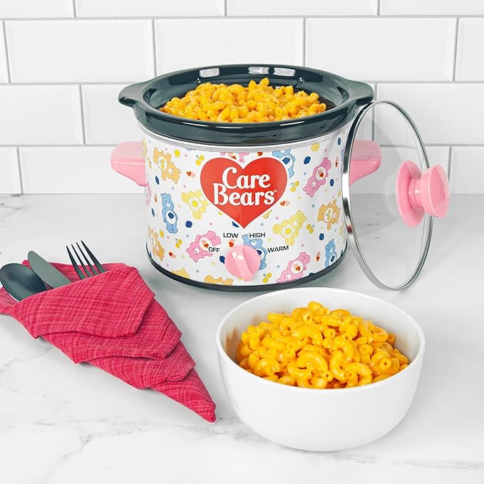 Uncanny Brands Care Bears 2qt Slow Cooker - Cook With Your Favorite Care Bear Characters