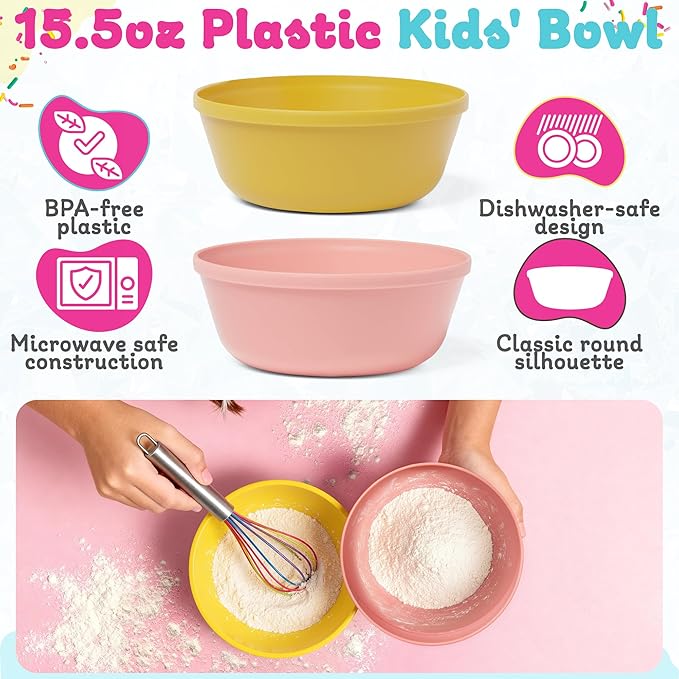 Ultimate Easy Baking Oven Bundle For Kids With 20 Items - Oven, 2 Refill Mixes, Apron, Hat, 2 Bowls, Spatula, Whisk, 9 Stickers, Baking Pan & Tool (Phenominal Purple Bundle)