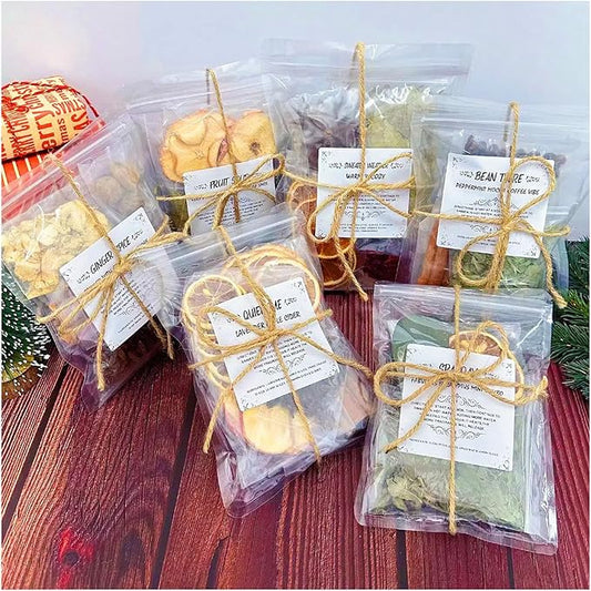 Simmer Pot Potpourri, Set of 6 Stovetop Potpourri with Natural Ingredients, Simmering Potpourri for Home Fragrance, Odor Removal, Holiday, Relaxing, Housewarming Gift