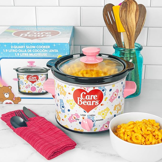 Uncanny Brands Care Bears 2qt Slow Cooker - Cook With Your Favorite Care Bear Characters