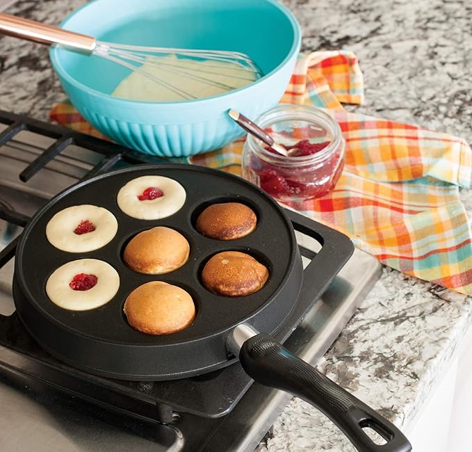 Nordic Ware Danish Ebelskiver Pan,Black 16.00 x 9.63 x 2.38 Inches