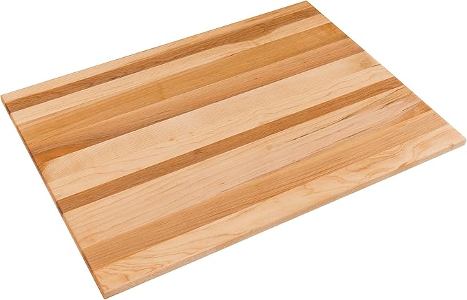 Labell Large Canadian Maple End Grain Cutting Board, Large Chopping Board for Food Prep, Natural & Durable for Charcuterie, Serving & Styling - 18" x 24" x 0.75"