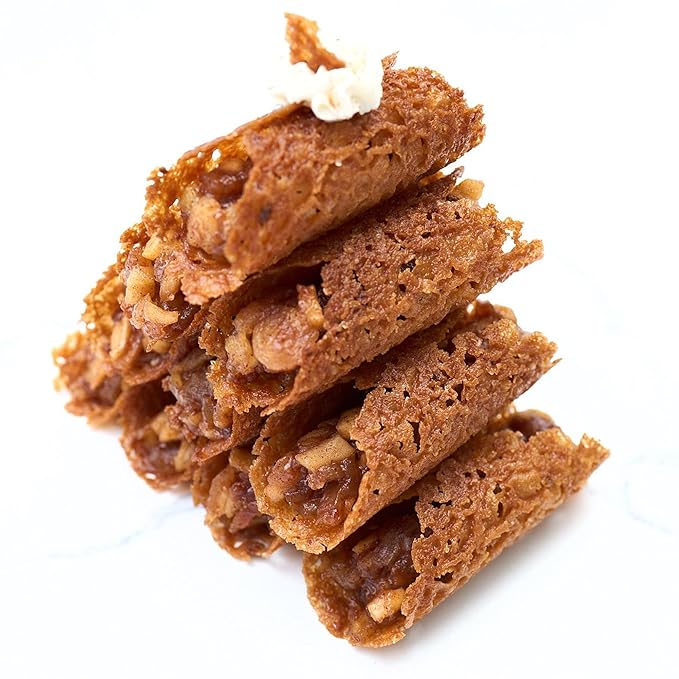 CrumbleCrate Apple Pie Brandy Snaps DIY Baking Kit/Box | All pre-measured ingredients and essential baking tools, Great Baking Gift for Apple Pie Lovers