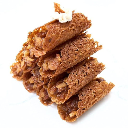 CrumbleCrate Apple Pie Brandy Snaps DIY Baking Kit/Box | All pre-measured ingredients and essential baking tools, Great Baking Gift for Apple Pie Lovers