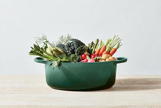 Le Creuset Enameled Cast Iron Signature Oval Dutch Oven, 8 qt., White