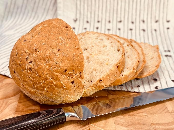 Molibake Onion Bread Mix ?€? Premium All-Natural Baking Mix for Bread Machine and Oven ?€? 14 oz ?€? Gourmet Blend with Dried Onion Flakes, Sunflower Seeds, Rye Malt Flour ?€? Easy-to-Use Breads Maker Mix for Homemade Baking